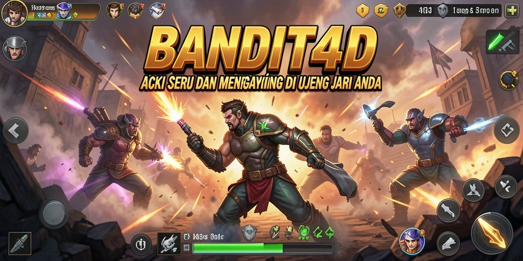 Tampilan gameplay BANDIT4D yang penuh aksi dan ketegangan.