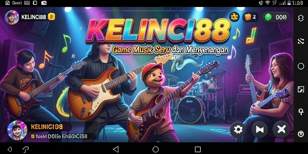Screenshot KELINCI88 menampilkan gameplay Musik yang seru.