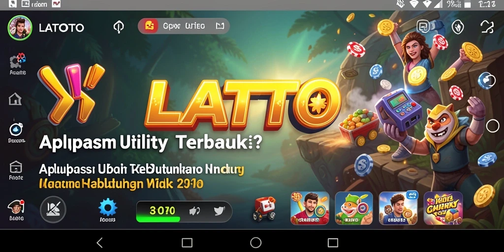 Screenshot utama LATOTO menampilkan antarmuka aplikasi Utility yang intuitif dan fungsional.