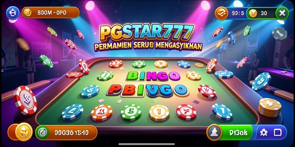 Tampilan gameplay Bingo yang seru dan menantang di PGSTAR777.
